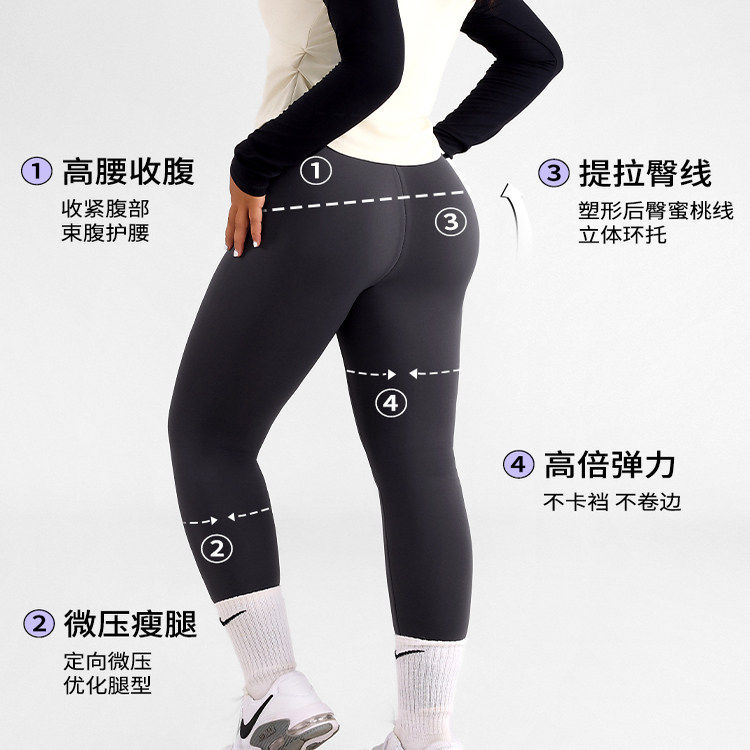 加大码鲨鱼裤胖mm高腰收