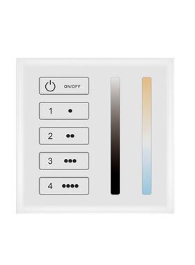 DT6 DT8 RGB RGBW RGBCCT控制器 Dali 4位⾃复位按键DALI调光器