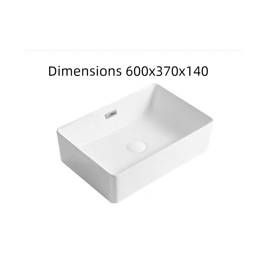 溢池水口陶17852瓷台上北欧术家用卫生间洗脸洗漱艺洗手面盆方形