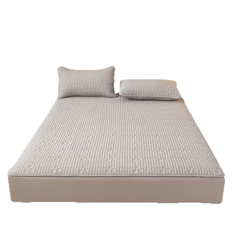 兰紫罗A类防水原棉豆纤维夹大床7.22.16.笠学生宿舍床棉罩家用床