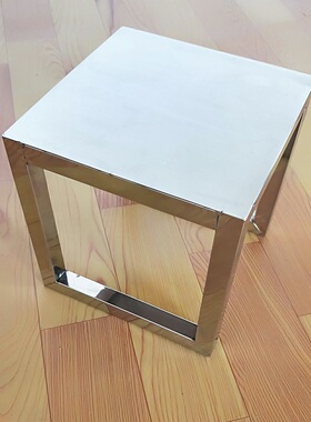 不锈钢小长凳子家用经济型成人儿童现代金属简约户外阳台定做方凳