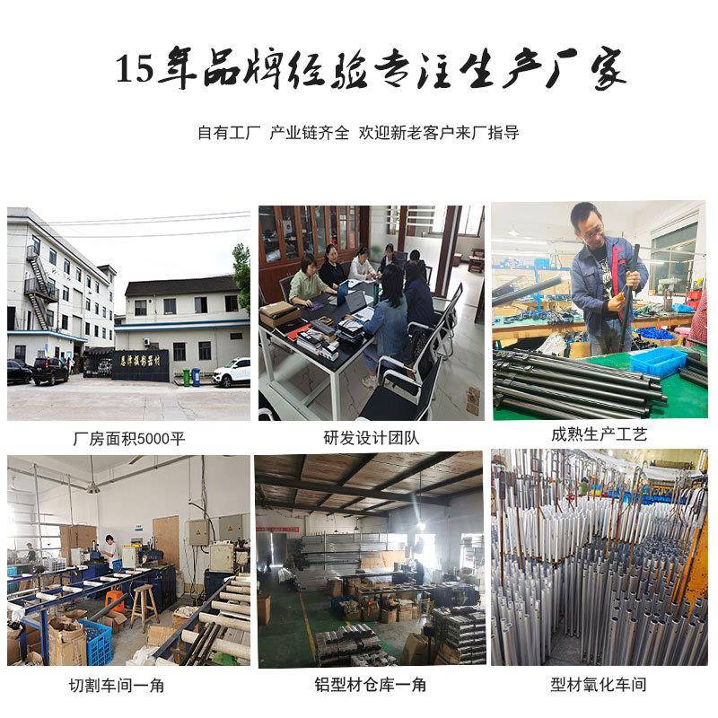 厂多家定制脚家具杆相机自伸拍旋钮款E-681伸缩杆铝合金不生锈缩