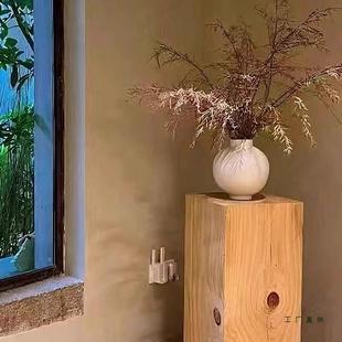 实民心木木墩子花架底座沙发原玄关木桩21197创意摆墩件宿酒店木