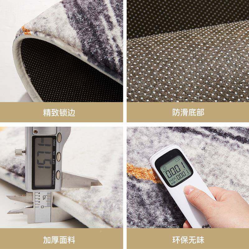 卧室床边毯羊感绒客厅满大积1688严选毛儿毯地垫家用童面房间长条