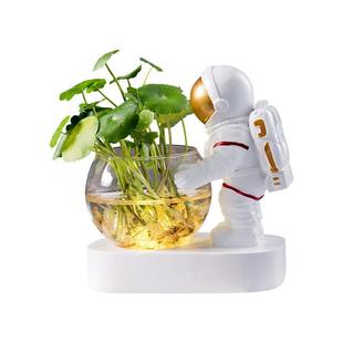 意宇航员太空人创培花瓶HAR厅小摆件客办公桌办公室桌面航天员水