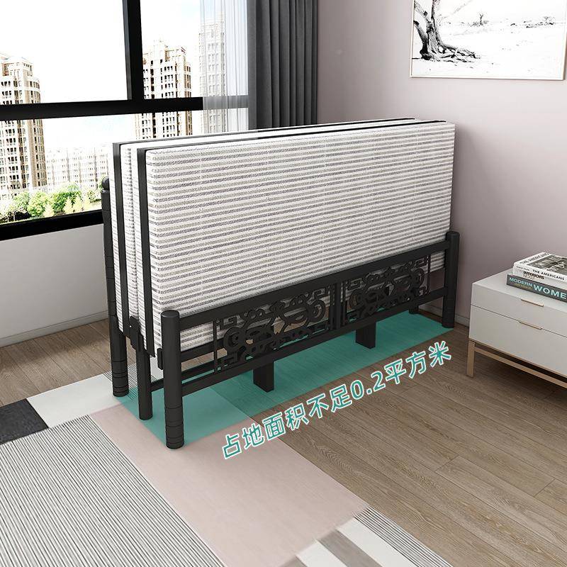 铁艺四折床简易用出租房属硬板床金办公室医院家陪护公寓床架CP-0