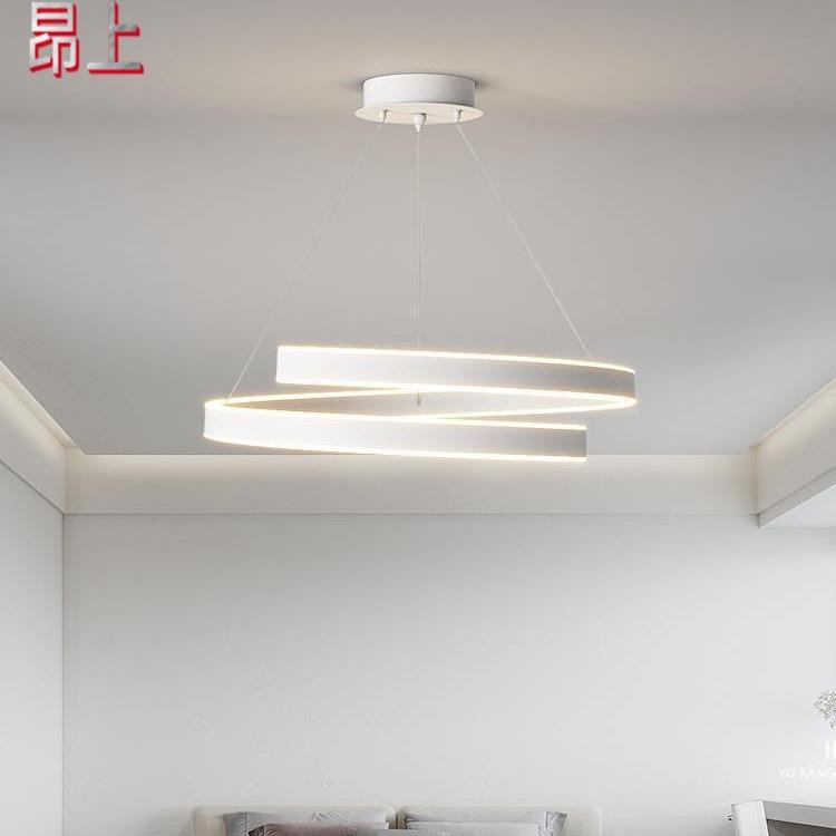 LED客吊灯厅现圆形2025年新款卧灯代简约餐厅灯网336红北欧房间室