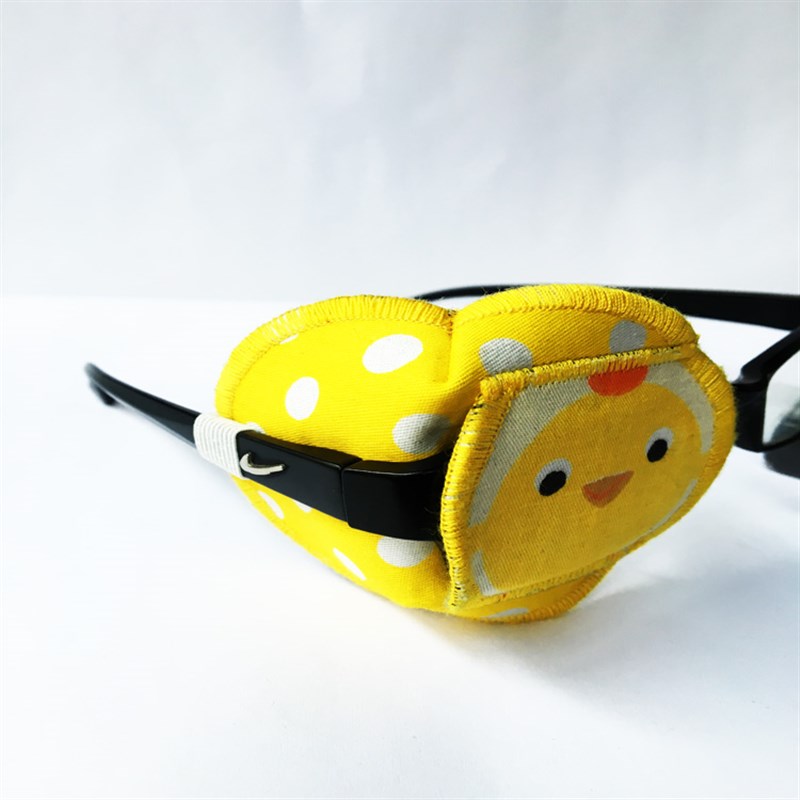 黄鸟弱视眼罩单眼矫正儿童全遮盖遮眼 手工纯棉夏轻薄立体