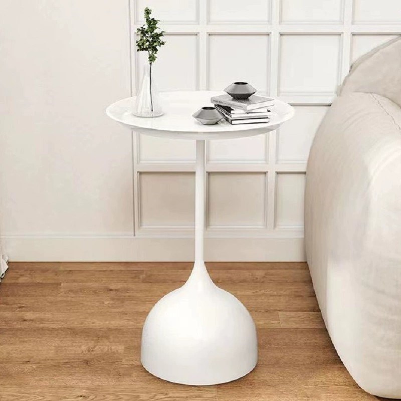 床头小边几茶几桌子奶油风沙发角几阳台小型创意置物架铁艺床头柜