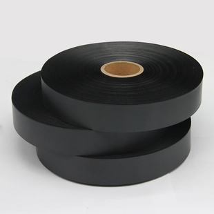 黑色空白水洗唛黑色缎带服装水洗标丝绸单双面黑色条码打印水洗标