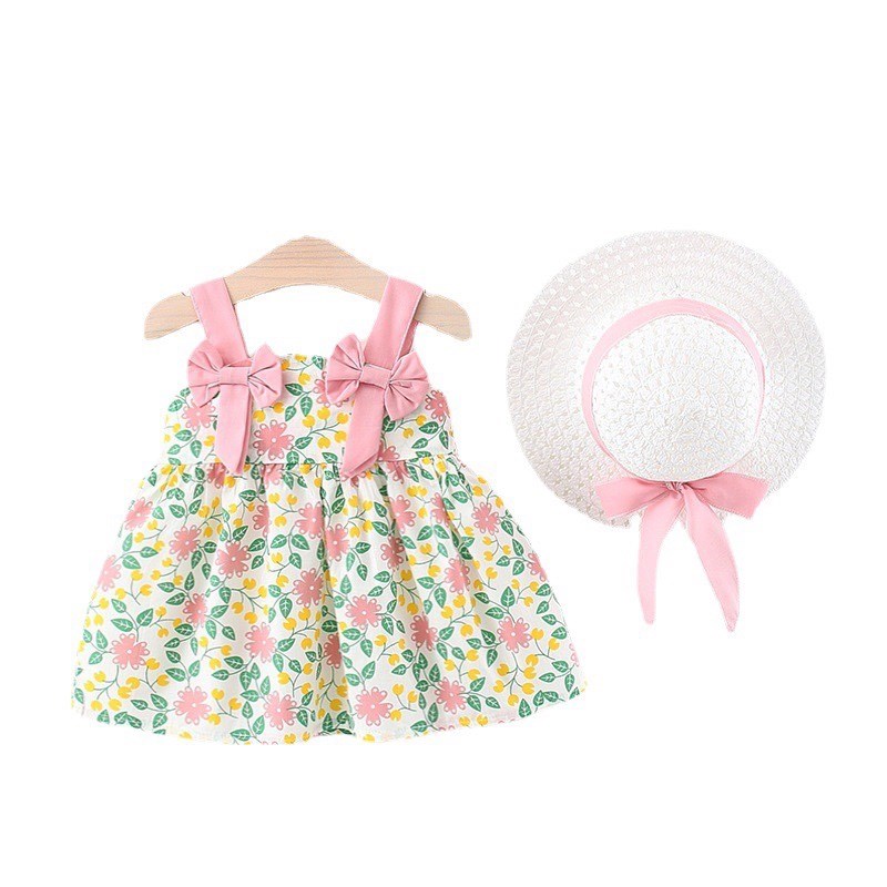 0-1周岁女宝宝连衣裙2024新款夏装3小女孩公主裙洋气婴儿吊带裙子