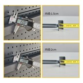 超市货架挂钩卡2厘米横梁方管零食文具牙刷挂钩货架2.0卡口双线钩