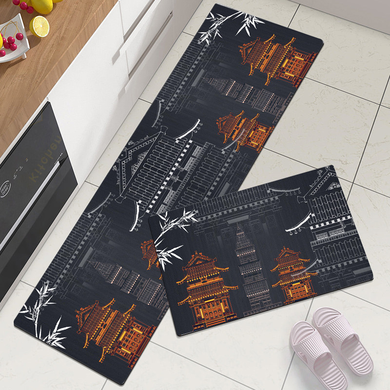 中式厨房地垫吸水防滑防油耐脏脚垫入户门垫进门门口地毯家用定制,居家布艺,厨房地垫,淘宝优惠券,粉丝福利购,淘宝优惠卷