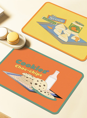 北欧小清新下午茶餐垫防水防油隔热垫加厚pvc防烫家用西餐垫碗垫