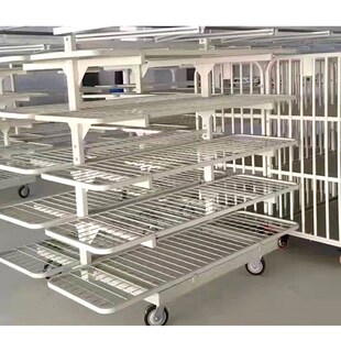 四层双面松布车松布框 服装制衣厂裁片移动包工作推车成品展示架