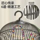 鸟笼子鹦鹉笼圆形金属笼大全虎皮玄凤专用大号豪华别墅小八哥笼子