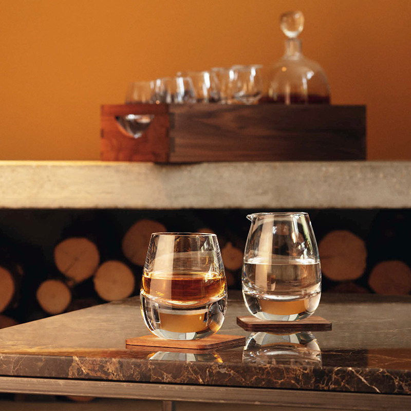 英国LSA威士忌酒具套装水晶玻璃酒杯 洋酒品鉴闻香杯酒樽高档礼盒