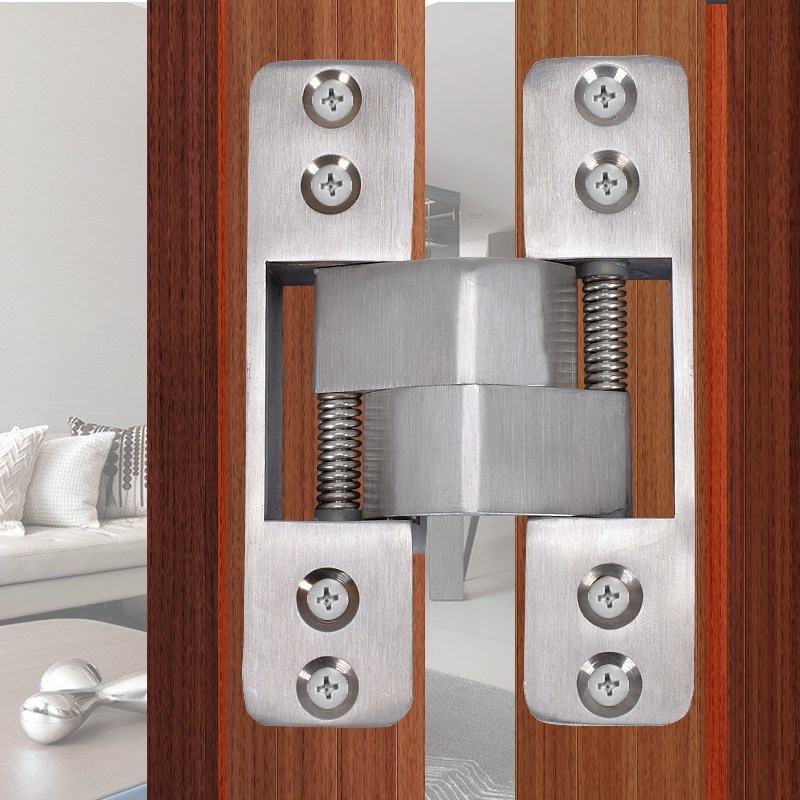 隐形门合页暗藏式木门暗门合叶304不锈钢加厚平开180度活页一片价