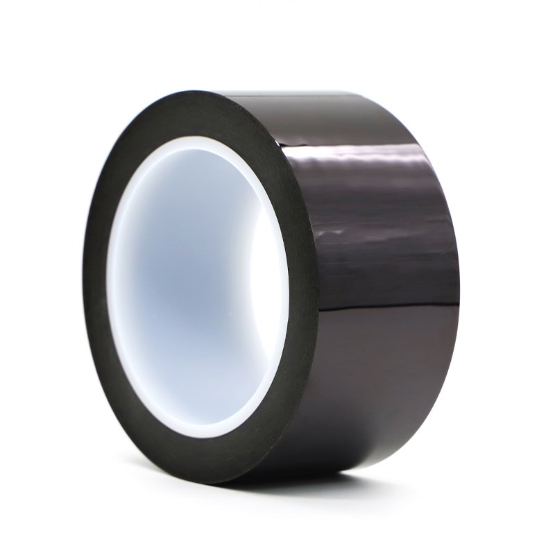 加厚0.12mm厚聚酰亚胺茶色金手指耐高温胶带300度PI绝缘隔热胶带