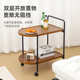 沙发边几可移动小推车客厅阳台小圆桌茶几家用卧室床头置物桌角几