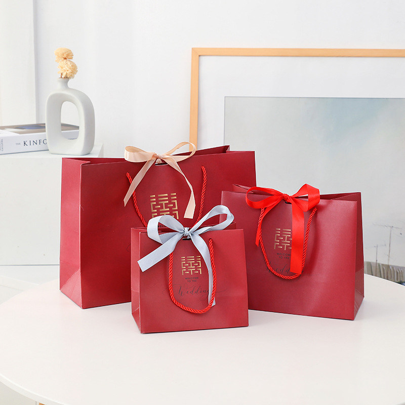 吾家婚品婚礼回礼袋红色喜庆喜字礼品袋伴手礼纸袋手提袋结婚专用,节庆用品/礼品,伴手礼,淘宝优惠券,粉丝福利购,淘宝优惠卷