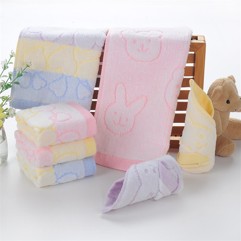 10条装 纯棉口水巾方巾宝宝小毛巾婴儿新生儿洗澡洗脸巾儿童手帕