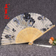 王星记扇子折扇中国风女扇古典折扇女绢扇古风真丝日式 折叠礼品扇