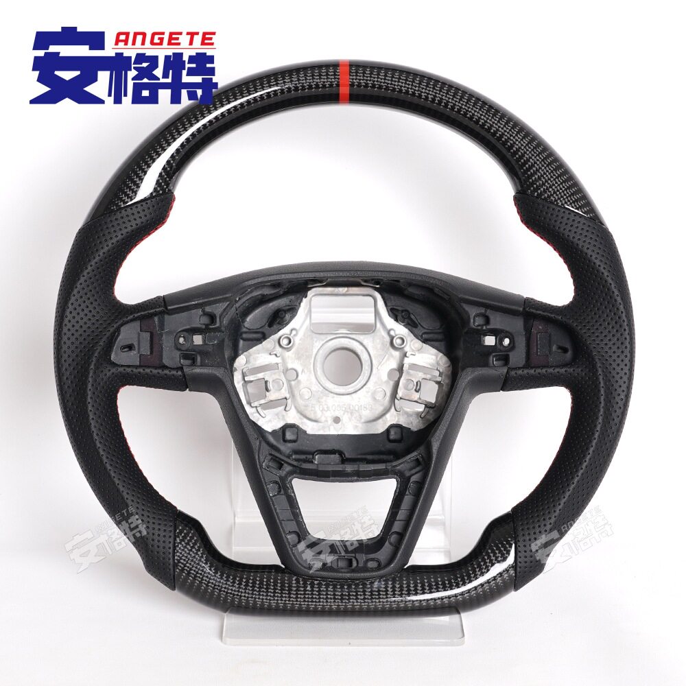 适用于西雅特SEAT/LEON/IBIZACUPRA真碳纤维方向盘汽车转向盘