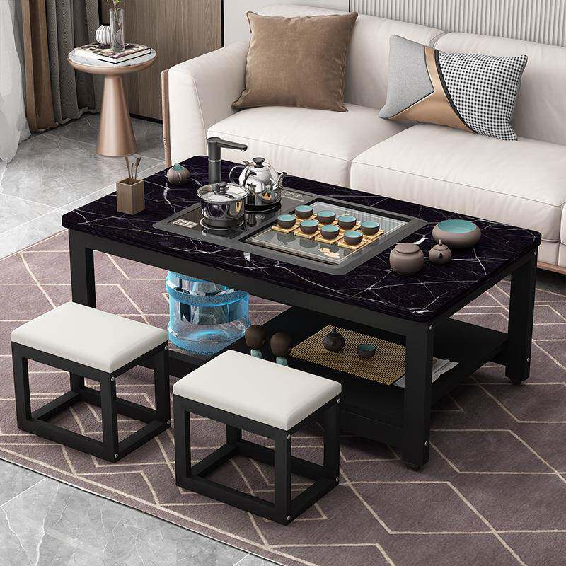 茶几客厅家用现代简约办公室茶台小户型阳台泡茶一体套装功夫新品