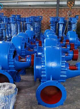 HW型农用大口径混流泵400HW-7柴油机污水泵浇地用380V增压泵