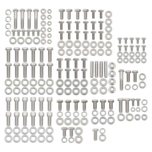 适用雪佛兰265283302305307327350400SBC发动机螺栓套装