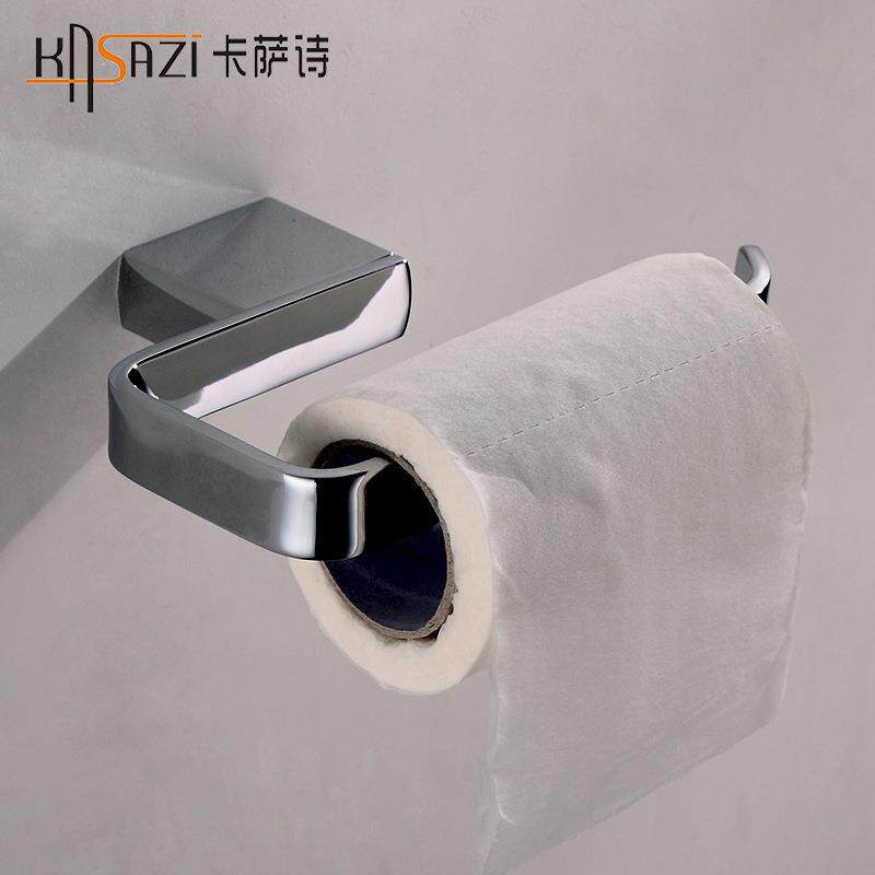 卡萨诗家用纸巾架全铜手纸架卫生间用厕纸架创意卷纸架