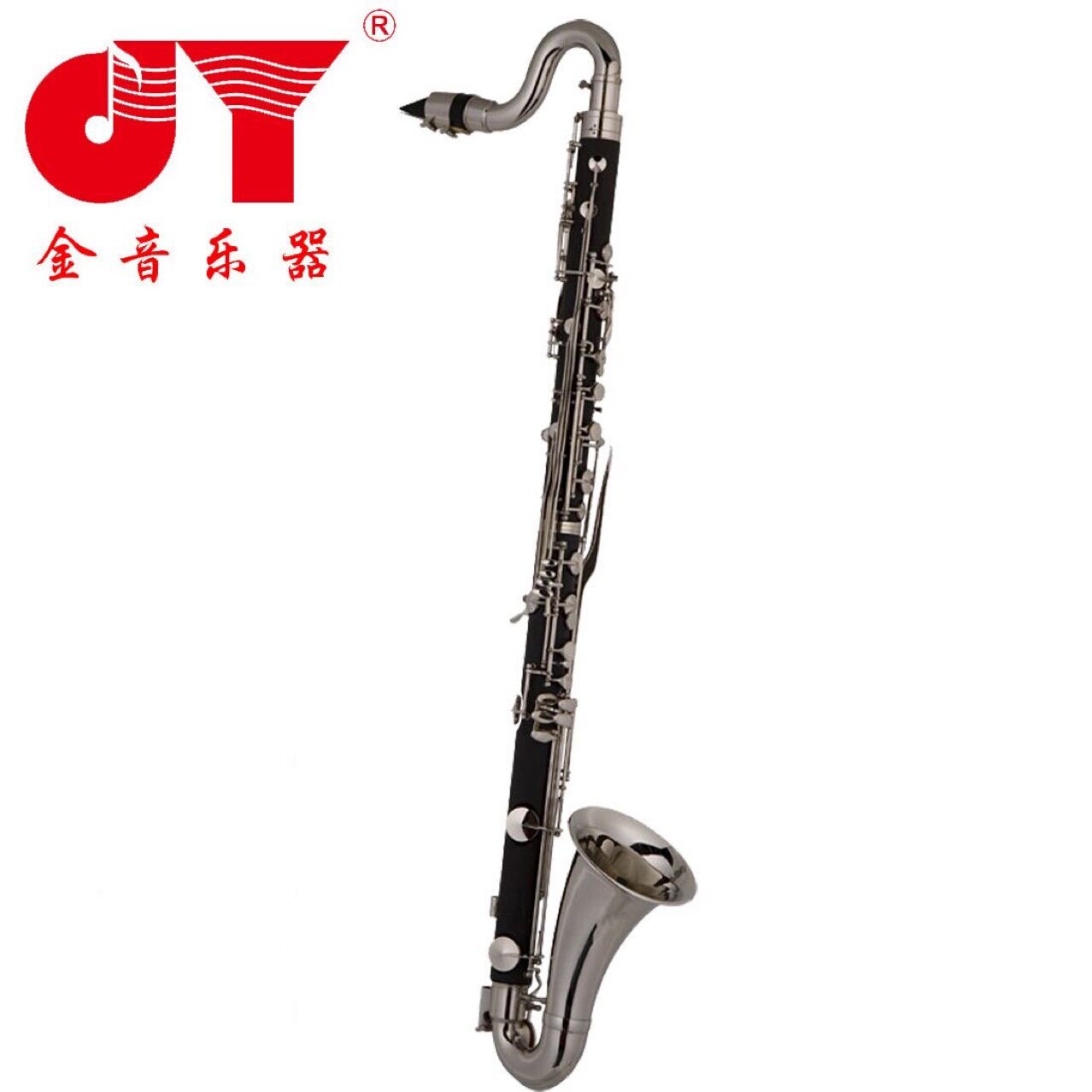 金音降B调低音单簧管黑管演奏JYBC-A600S镀银按键