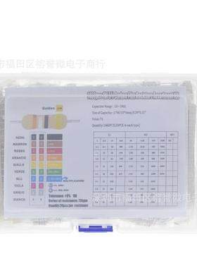 1460PCS73种规格1W碳膜电阻套装73种阻值每种20个1R-1MΩ5%1W
