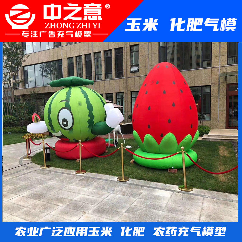 农资用充气模型水果气模西瓜草莓充气模型气模蔬菜仿真模型农业