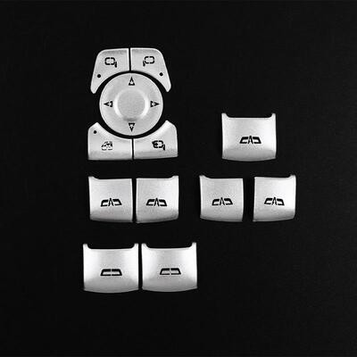 深圳欧创适用于凯迪拉克XT4XT5XT6CT5玻璃升降按键贴银色