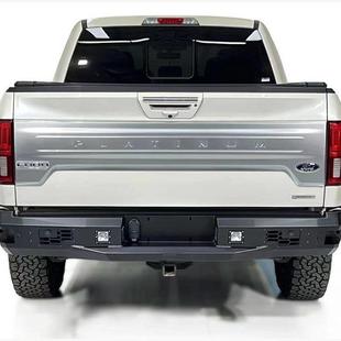 适用15-23年福特猛禽F150改装竞技厚保险杠后护杠越野防撞杠配件