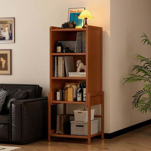 小书架落地置物架书桌旁小书柜客厅电视柜靠墙储物收纳多层杂志架