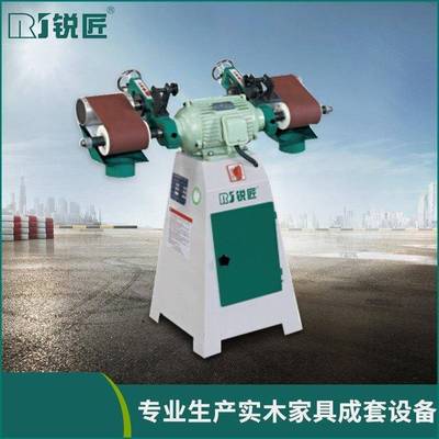 卧式海绵轮磨光机MM2115A卧式双头海绵轮磨光机双头砂供应