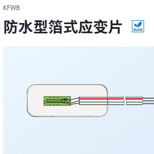 KYOWA共和电业防水型铝箔式应变片KFWB-2-120-C1-11L1M2R