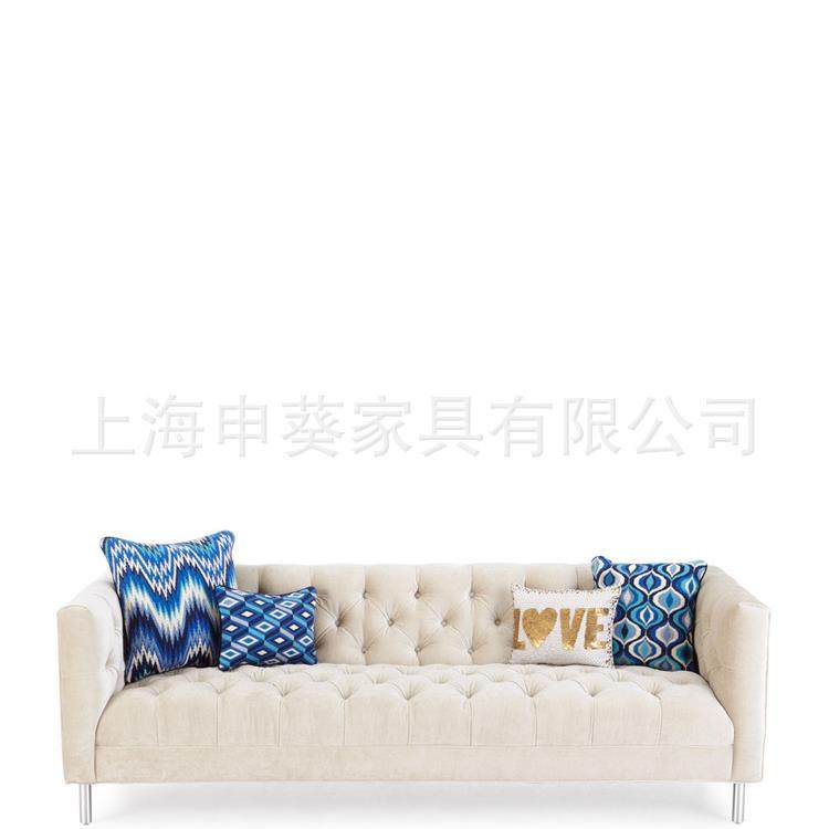 美式家居布艺沙发北欧大小户型拉扣网红沙发新古典客厅双三人沙发,特色手工艺,其他特色工艺品,淘宝优惠券,粉丝福利购,淘宝优惠卷