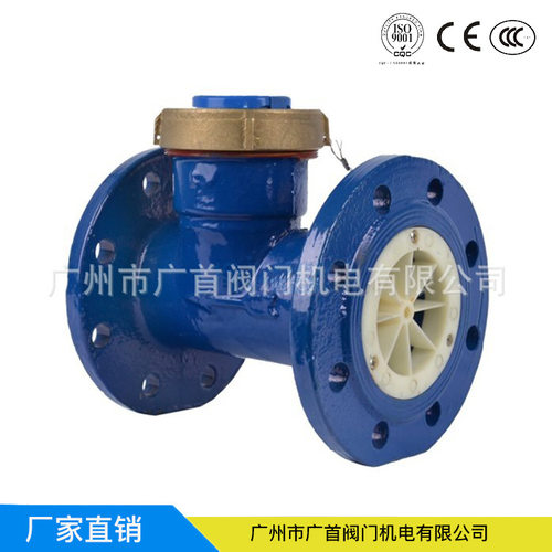 埃美柯E型热水表LXS-E冷水水表热水法兰水表铜接头