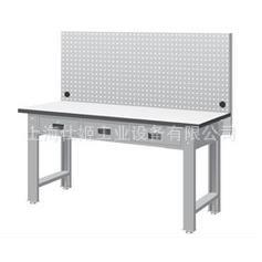 供应天钢TANKO耐磨工作桌WBT-5203F12带挂板横三吊柜钳工台