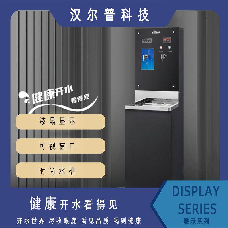 汉尔普饮水器校园立式直饮机商用净水设备冷热一体反渗透