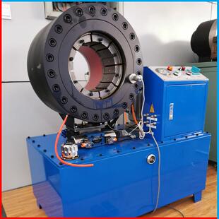 高压胶管扣压机钢管缩管机全自动缩管机液压油管锁管机液压缩管机