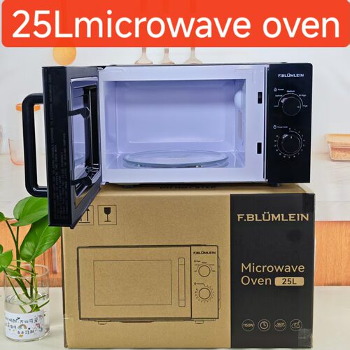 20L/25L Microwave Oven家用多功能微波炉转盘式机械旋钮外贸出口