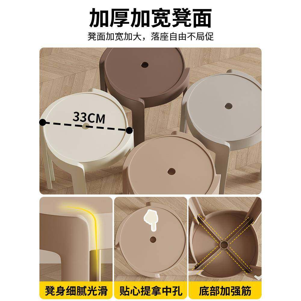 家用叠放备用塑料凳子加厚现代简约可凳子胶凳高餐桌风车环保,纺织面料/辅料/配套,纺织机械配件,淘宝优惠券,粉丝福利购,淘宝优惠卷