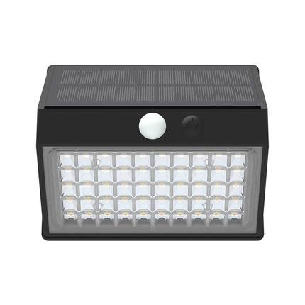 太阳能人体感应LED壁灯48LED灯珠超亮家用道路照明围墙灯户外灯具