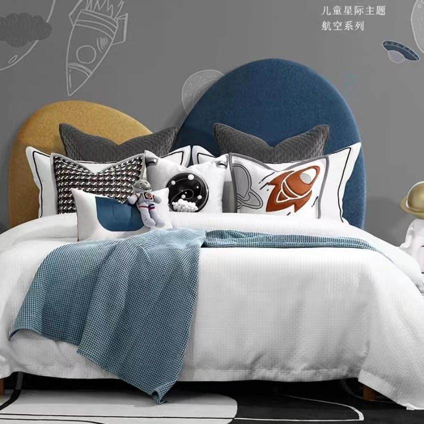 轻奢现代儿童床品样板间软装公司家具展厅店摆场样板房床上用品,机械设备,其他机械设备,淘宝优惠券,粉丝福利购,淘宝优惠卷