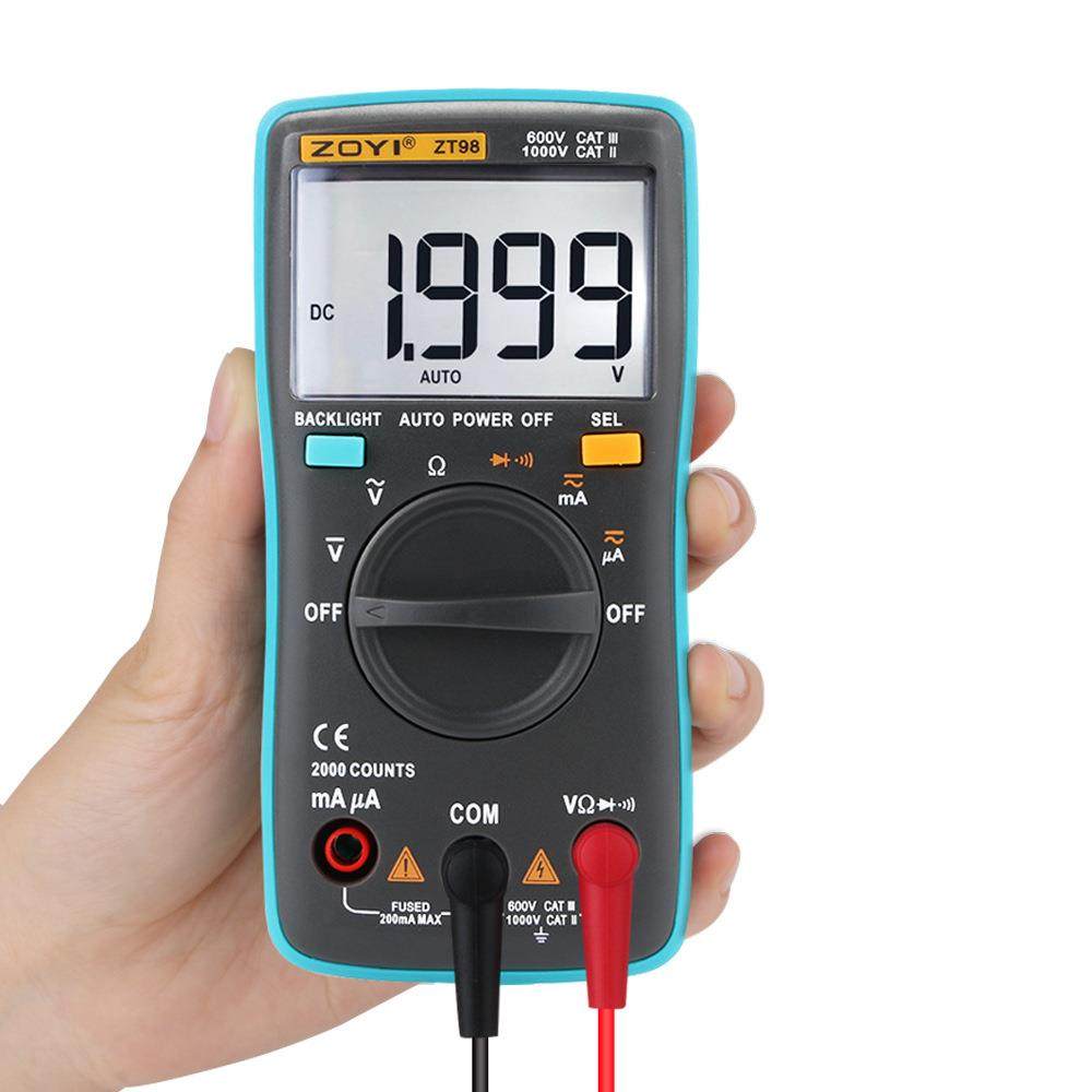 万用表电表ZOYI自动量程数字万用表电表ZT98
